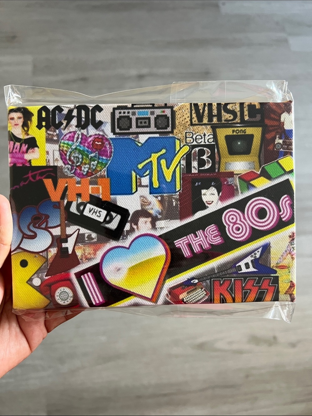 80s Retro Pop Up Canvas Wall Decor